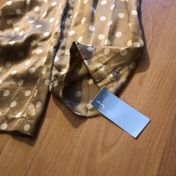 100%Silk designer polkadot RobertRodriguez Pants - Picture 11 of 15